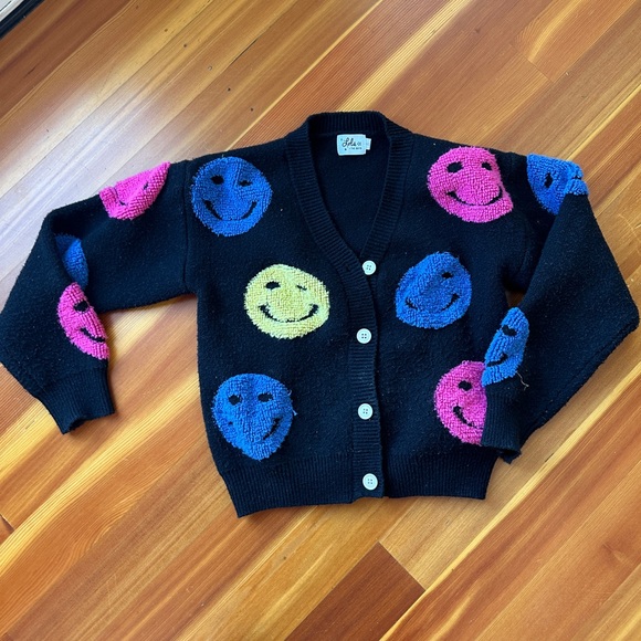 lola Other - Lola & the Boys Happy emoji Cardigan 8